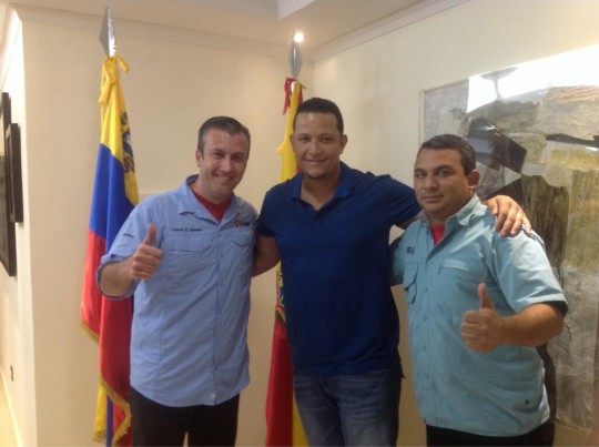 Tareck El Aissami y Miguel Cabrera evaluaron proyectos para el fortalecimiento del deporte en Aragua