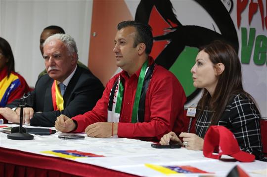 Canciller palestino Riad Malki recibió orden “Samán de Aragua”