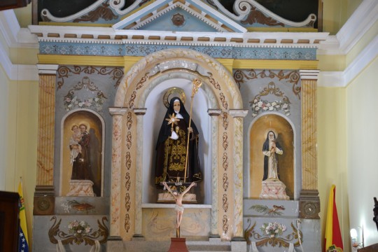 Iglesia patrimonial de Santa Clara en Choroní