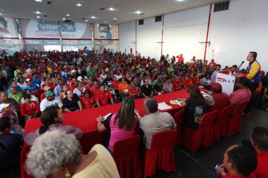 Encuentro de militantes del PSUV con Tareck el Aissami