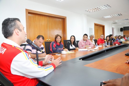 Reunión de trabajo con el comando de campaña Simón Bolívar de Aragua