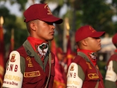 Acto de transmisión de mando de la Guardia del Pueblo en Aragua 