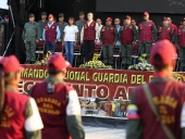 Acto de transmisión de mando de la Guardia del Pueblo en Aragua 