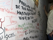 Visita a la casa de la Señora Dora y el Seños Oscar, donde el Comandante Hugo Chávez dejó un mensaje en el año 1995. 22 de noviembre de 2012.