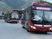 El Aissami entregó siete unidades de transporte estudiantil para UPTA. 11 de noviembre de 2014