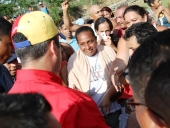 El Aissami visitó familias afectadas por lluvias en San Casimiro. 10 de mayo de 2013
