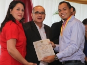 Entrega de Premio Diego Hurtado. 04 de julio de 2013