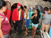 Gobierno atiende los 8 municipios afectados por las lluvias. 20 de agosto de 2013