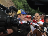 Gobierno Bolivariano inició rehabilitación de la vía Colonia Tovar - La Victoria. 10 de septiembre de 2013