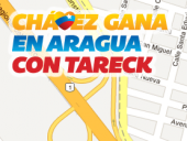 Ruta de la caminata del gran inicio de Campaña del Candidato de la Revolución en el Estado Aragua. 1ro de noviembre de 2012, 2:00pm