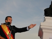 Tareck El Aissami se juramenta como Gobernador de Aragua en el Ingeno Bolivar. 27 de diciembre de 2012.