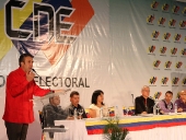 El Consejo Nacional Electoral (CNE) proclamó este sábado a Tareck El Aissami como gobernador electo del estado Aragua. 22 de diciembre de 2012.
