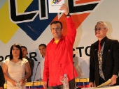 El Consejo Nacional Electoral (CNE) proclamó este sábado a Tareck El Aissami como gobernador electo del estado Aragua. 22 de diciembre de 2012.