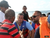 Tareck El Aissami participo en un consejo de pescadores. Se comprometió a crear un fondo para ayudar a este sector, así como talleres para la construcción de lanchas en la zona. 8 de noviembre de 2012