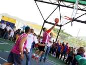 Rehabilitación de canchas deportivas en el sector el Limón. 21 de junio de 2012