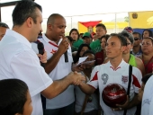 Rehabilitación de canchas deportivas en el sector el Limón. 21 de junio de 2012