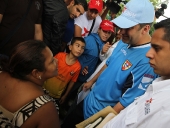 Tareck El Aissami reinauguró cancha deportiva en Coropo 2. 26 de septiembre de 2013