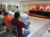 Tareck El Aissami se reunió con integrantes de la Comunidad Portuguesa en el estado Aragua, quienes manifestaron contundente respaldo a su candidatura. 28 de noviembre.