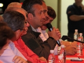 Tareck El Aissami se reunió con integrantes de la Comunidad Portuguesa en el estado Aragua, quienes manifestaron contundente respaldo a su candidatura. 28 de noviembre.